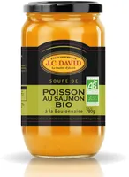 Soupe de poisson au Saumon BIO à la boulonnaise