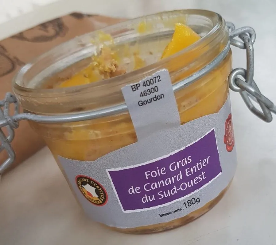 Fois gras de canard entier du Sud Ouest
