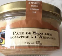 Pate de sanglier aromatise a l’armagnac