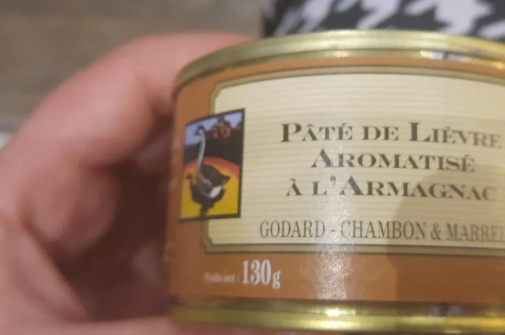 Pâtê de lièvre aromatisé à l armagnac