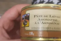 Pâtê de lièvre aromatisé à l armagnac