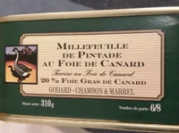 Millefeuille de Pintade au Foie de Canard
