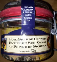 Foie gras de canard entier au poivre de Sichuan