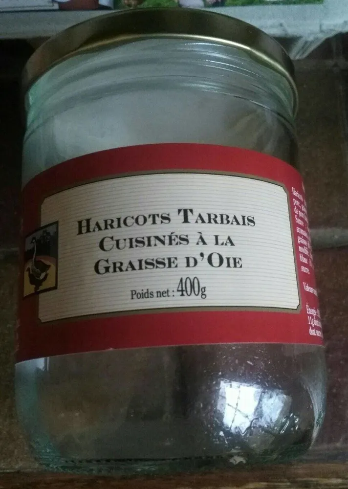 Haricots Tarbais cuisinés graisse d'oie