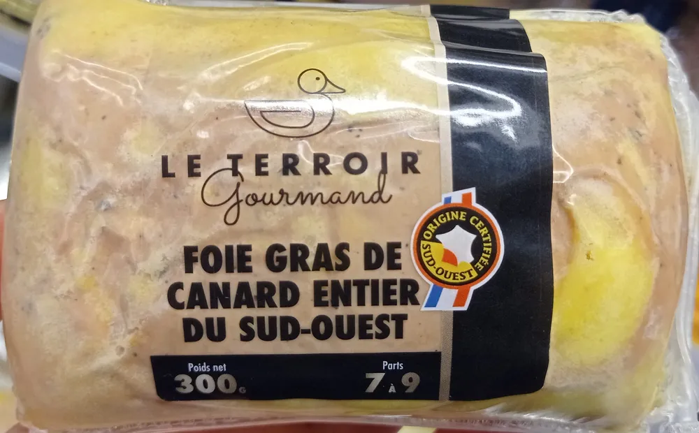 Foie gras entier du Sud-Ouest