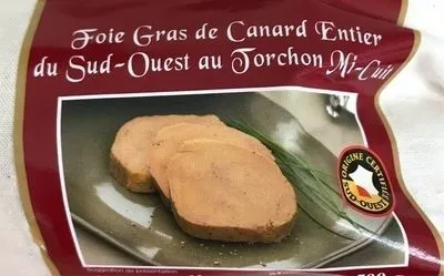 Foie gras de canard entier du Sud-Ouest au torchon Mi-Cuit