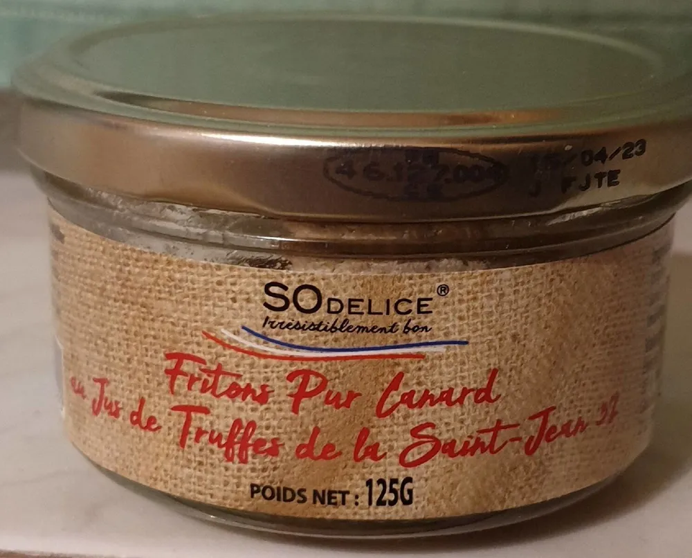 Fritons pur canard au jus de truffe de la Saint Jean 32