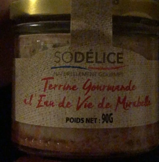 Terrine gourmande à l’eau de vie de mirabelle