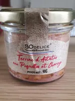 Terrine d aitatxi aux piquillos et chorizo