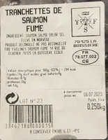 Tranchettes de Saumon Fumé