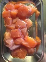 Dés de saumon fumé