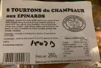 Tourton aux epinards