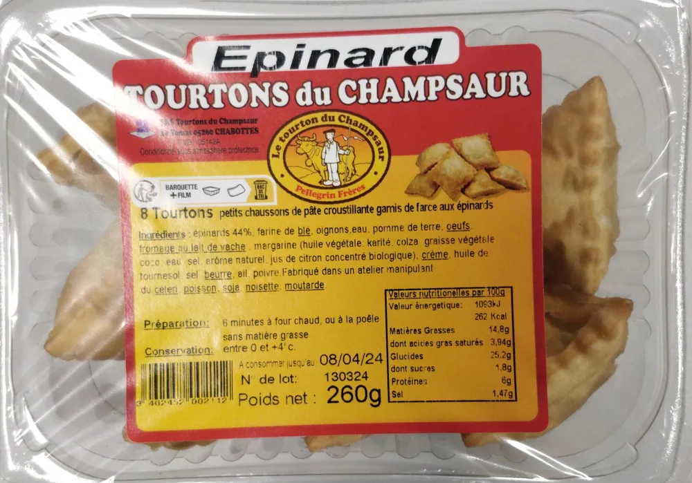 Tourtons epinards