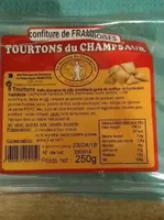 Tourtons du champsaur confiture de framboises