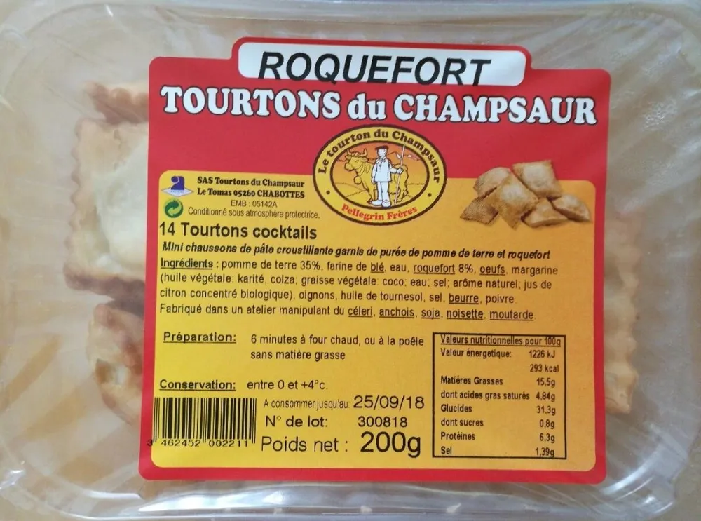 Minis Tourtons Roquefort x 14