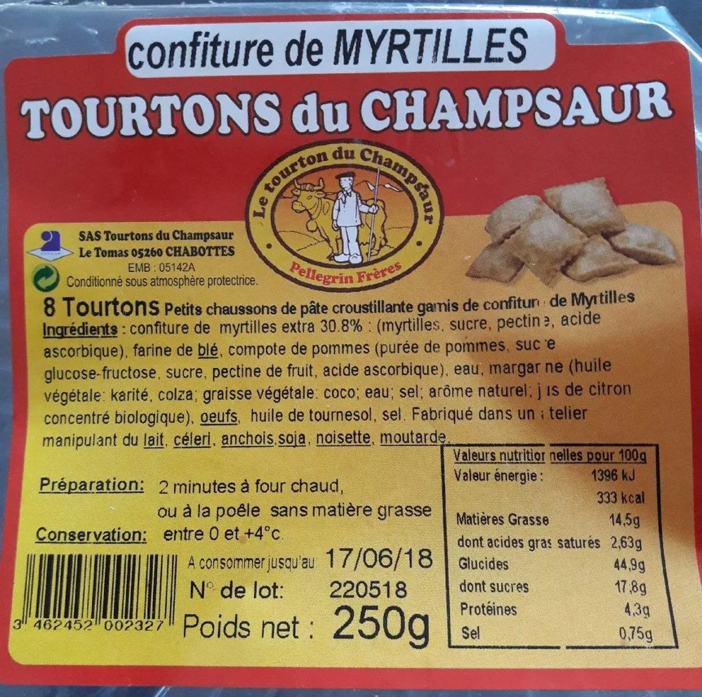 Tourton du Champsaur Myrtilles