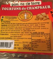 Tourtons du Champsaur pomme de terre