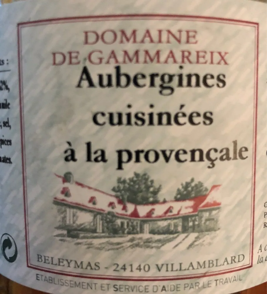 Aubergines cuisinées à la provençale