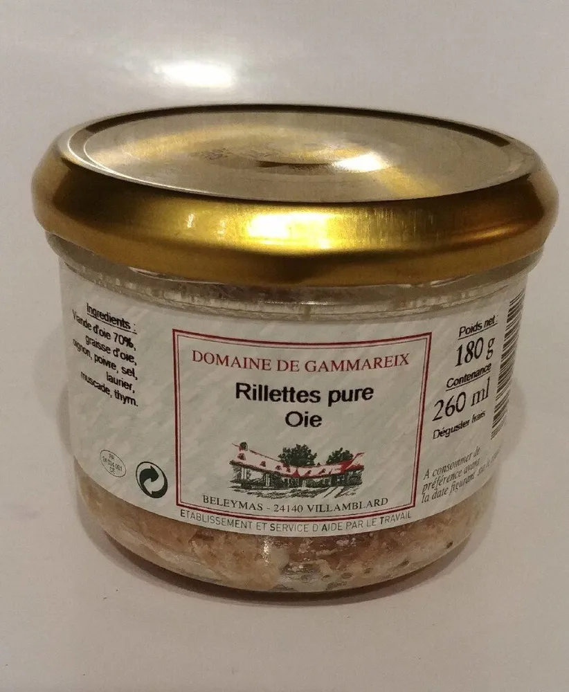 Rillettes pure oie