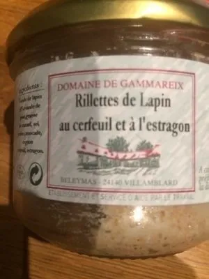 Rillettes de lapin au cerfeuil et a l'estragon