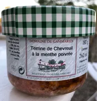Terrine de chevreuil à la menthe poivrée