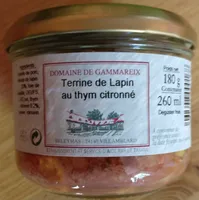 Terrine de lapin au thym citronné