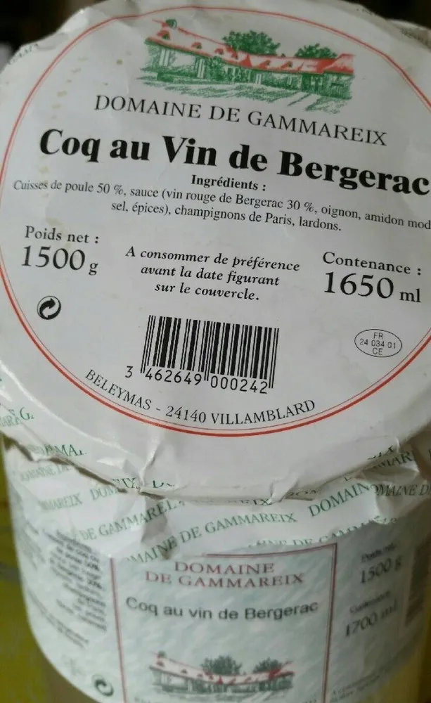 Coq au vin de Bergerac