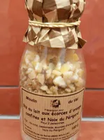 Riz au lait aux écorces d'orange confites et noix du Périgord