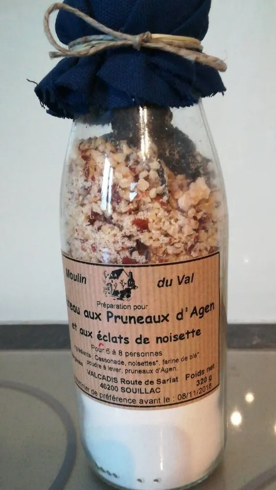 Gâteau aux pruneaux d Agen et noisette
