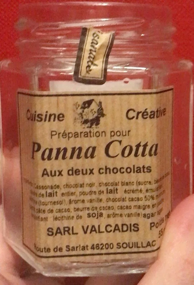 Panna cotta deux chocolats