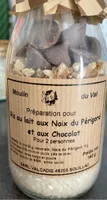 Preparation pour riz au lait noix du perigord chocolat