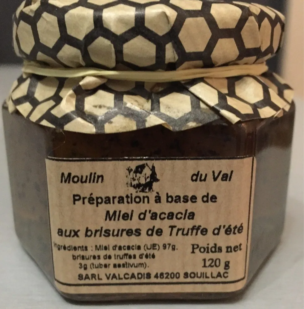 Preparation miel d’acacia aux brisure de truffe
