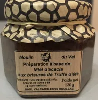Preparation miel d’acacia aux brisure de truffe