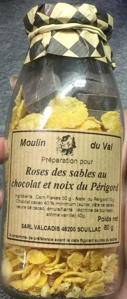 Roses des sables au chocolat