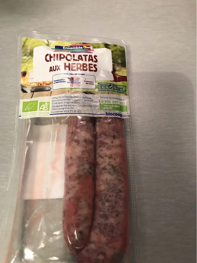 4 Chipolatas Aux Herbes