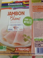 Jambon blanc sans sel nitrité