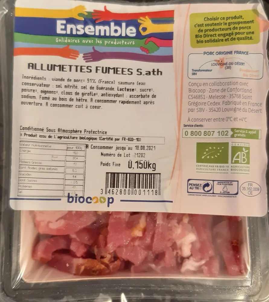 Allumettes Echine