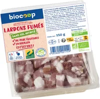 Lardons fumés sans sel nitrité