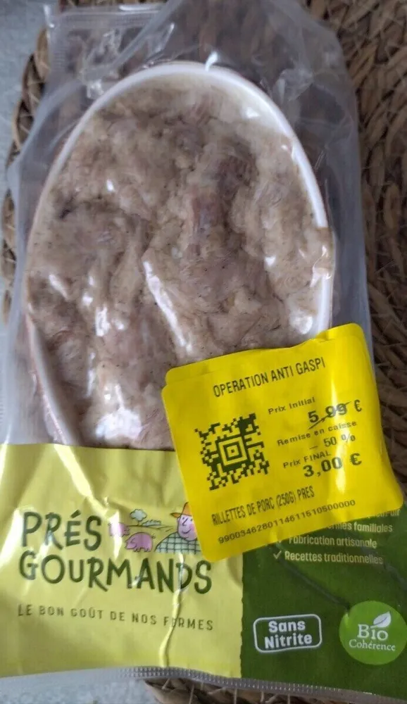 Rillettes de porc bio