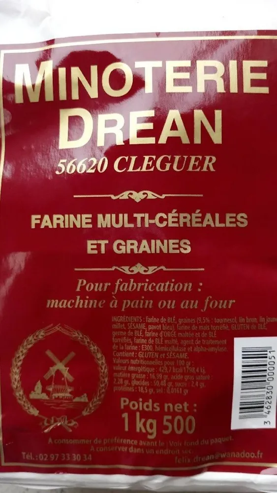 Farine multi-céréales et grains