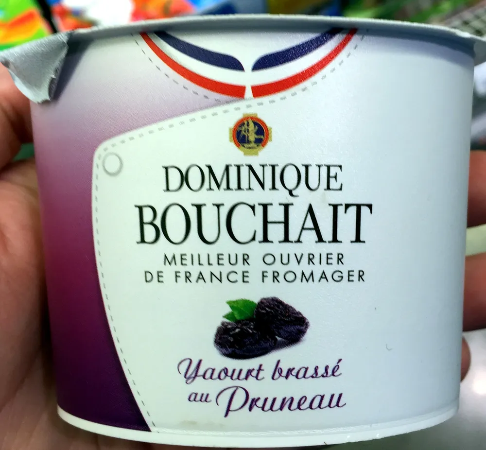 Yaourt brassé au pruneau