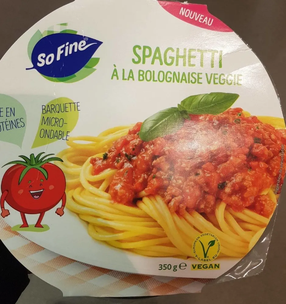Spaghetti à la bolognaise veggie