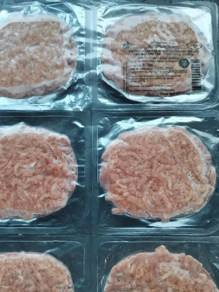 Steack haché de bœuf Charolais