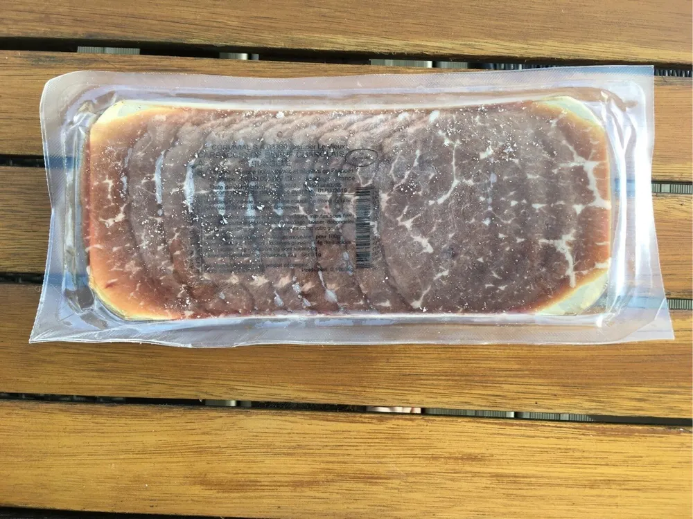 Carpaccio de boeuf charolais surgele