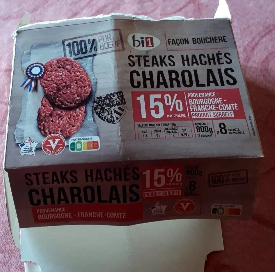Steaks hachés charolais