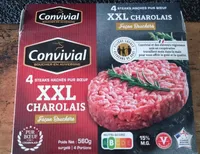 4 steaks hachés pur bœuf xxl charolais