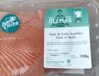 Pavés de truite desaretés citron et basilic