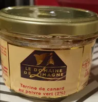Terrine de canard au poivre vert