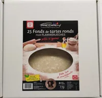 25 Fonds de tartes ronds pour flammekueches