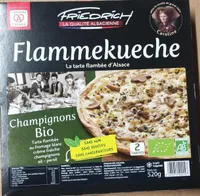 Flammekueche Champignons BIO - Tarte flambée Champignons BIO